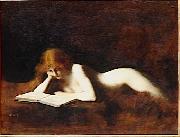 Jean-Jacques Henner La liseuse china oil painting artist